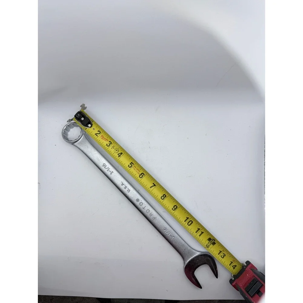 Proto Combination Wrench 1-1/16 1234 Professional USA Satin Chrome 12 Point SAE - Picture 3 of 3